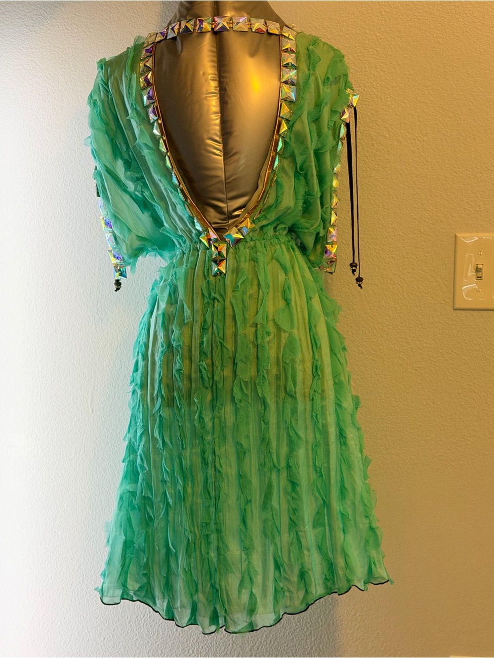 ✨ KASIA KULENTY - Rare Embellished Aura Duster/Gown ✨ - Picture 4 of 11